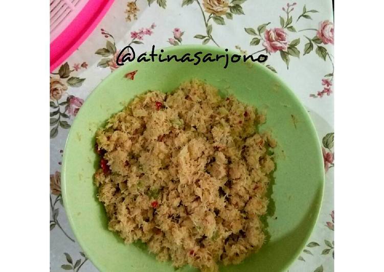 cara membuat Sambal Urap