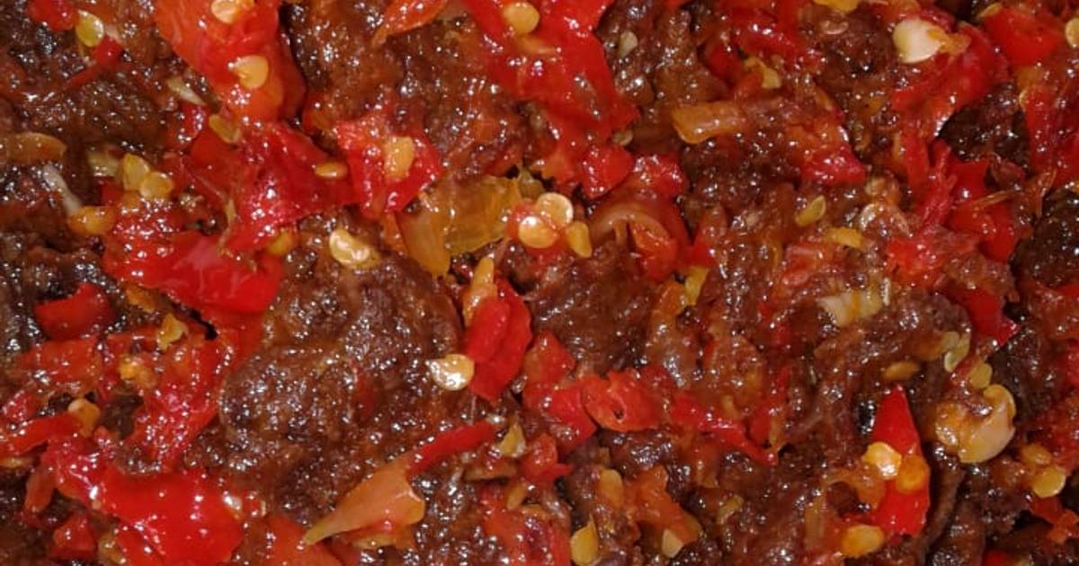 846 resep dendeng balado renyah enak dan sederhana Cookpad