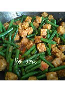 Tempe Kecap campur Kacang Panjang