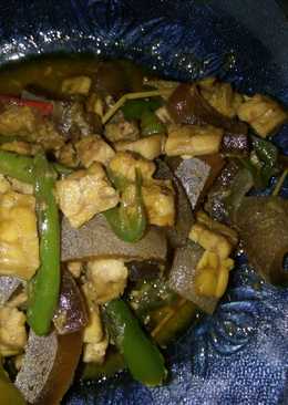 Kikil tempe cabe ijo