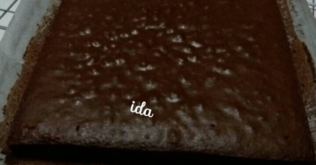 Resep SPONGE CAKE COKLAT soft n moist