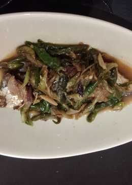 Ikan asin peda tumis cabe ijo