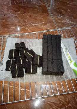 Bolu kukus ketan hitam lapis keju