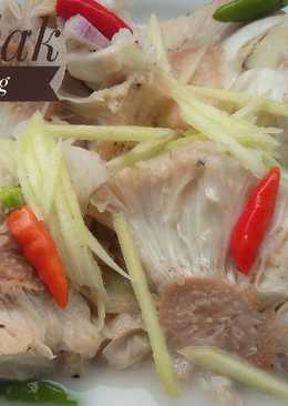 Cempedak muda bakar khas banjar(tiwadak beparung)