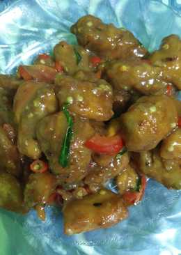 Teriyaki ayam tepung