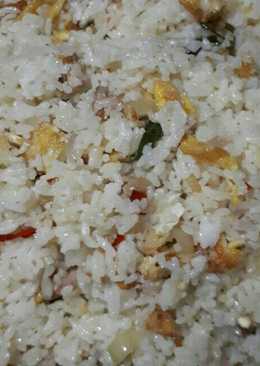 Nasi goreng praktis bumbu iris (bekal sekolah)