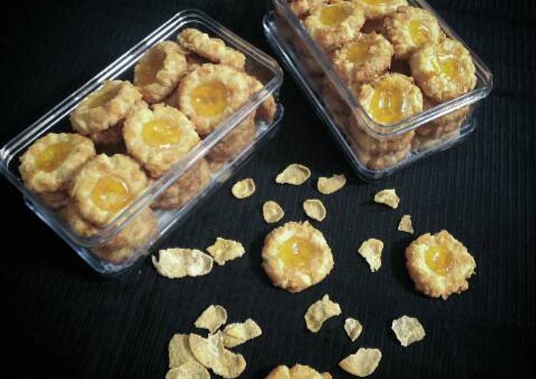 gambar untuk cara membuat Filled Apricot Flakes