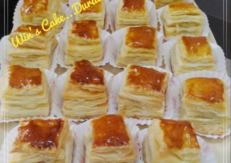 cara membuat Durian Strudel