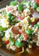 Tahu Remuk Buncis Pedas