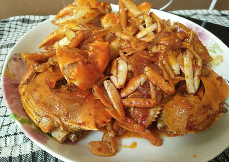 resep Kepiting Saus padang pedas