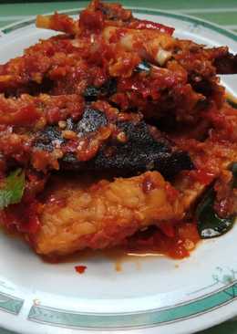 Ikan cue, tempe balado