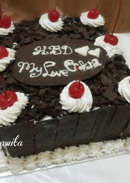 Black Forest Cake (Cake ultah pesanan temen)