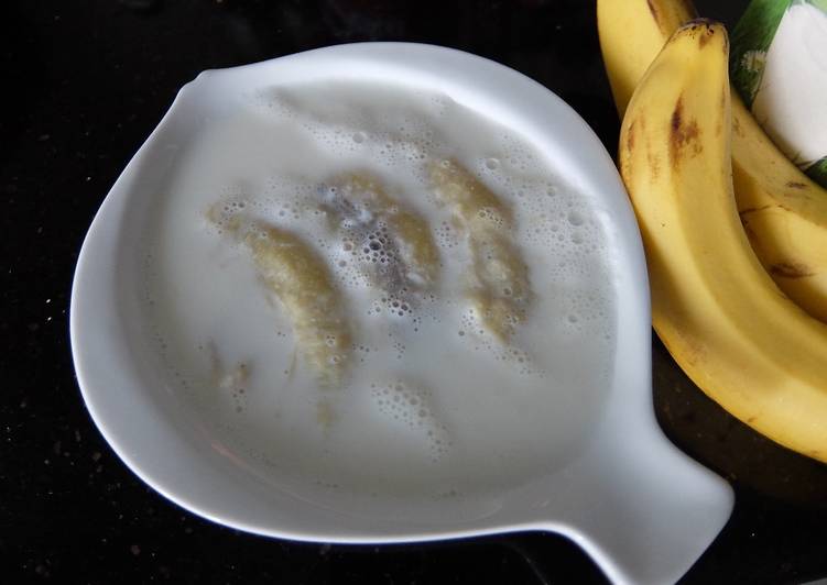 resep Sarapan Diet Enak Kolak Susu Pisang tanpa santan