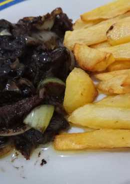 Meat black paper (daging sapi lada hitam)