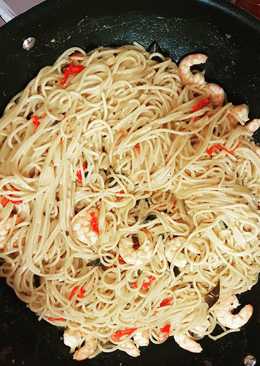 Salted Egg Spaghetti