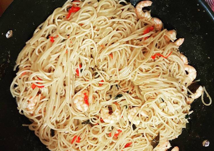 gambar untuk resep Salted Egg Spaghetti