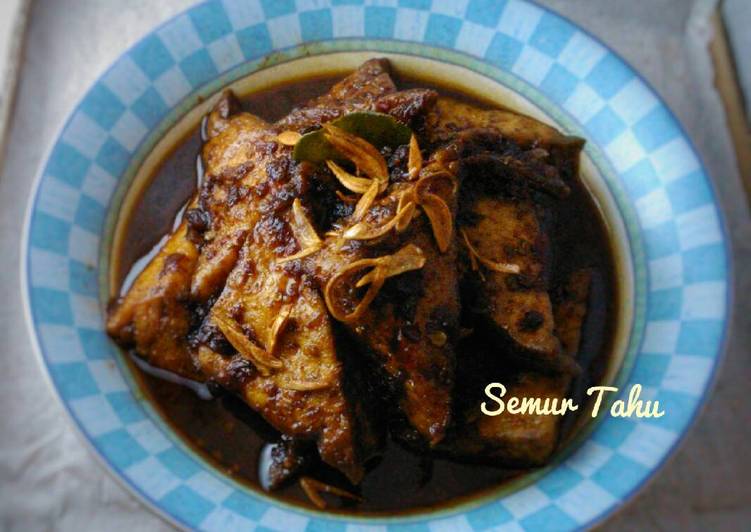 resep lengkap untuk Semur Tahu