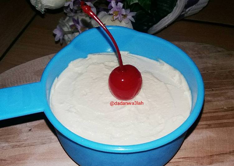 resep masakan Membuat Cream Keju Ala Kang Dadan / Cream Chesee Home Made