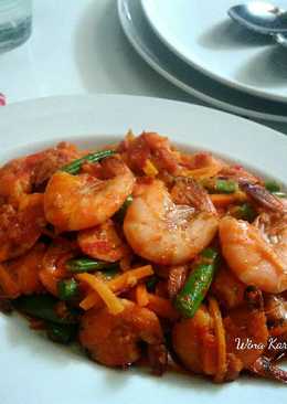 Sambal Goreng Udang Buncis Wortel