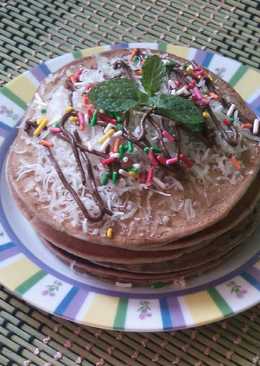 Pancake pisang (eggless)