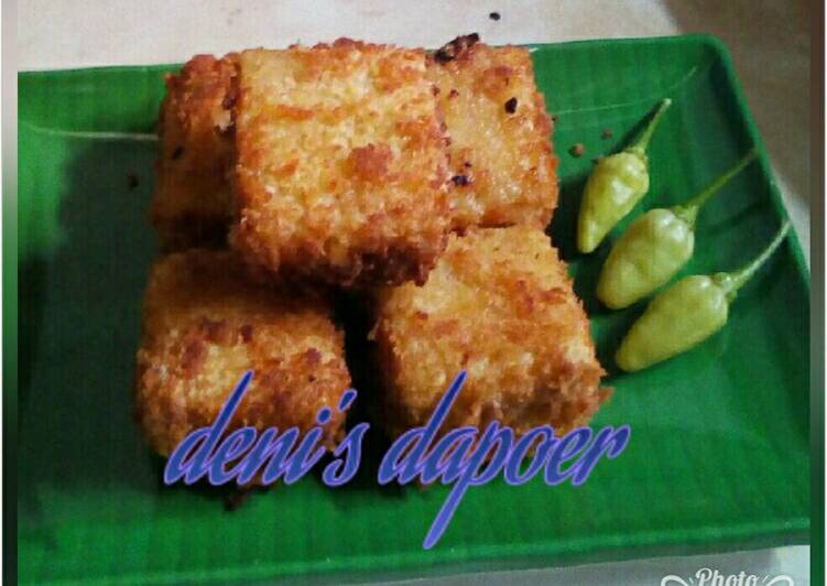 bahan dan cara membuat Crunchy cassava sandwich #IndonesiaMemasak