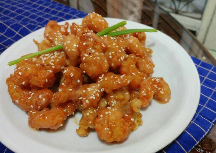 resep masakan Udang goreng mayones ala resto