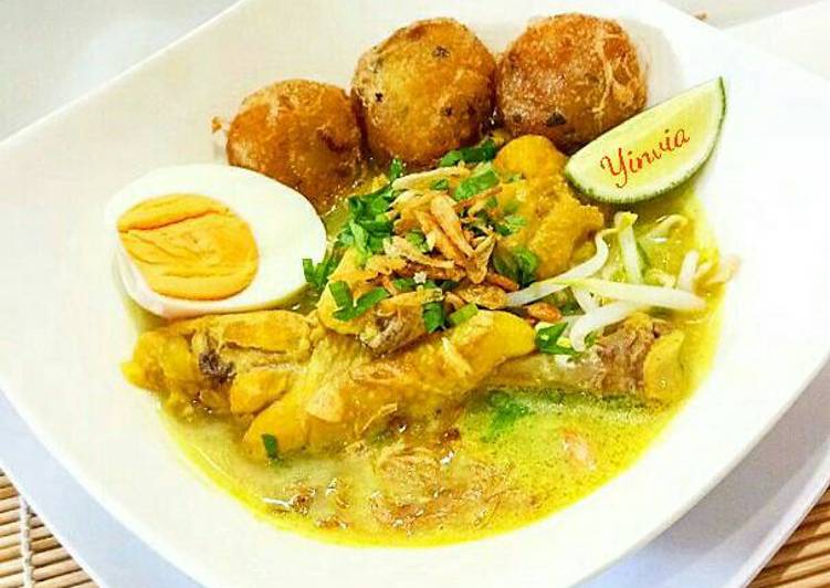 Resep Soto ayam medan praktis Kiriman dari Yinvia