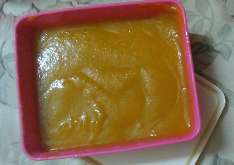 Resep Mpasi combo (beras merah+kabocha) 6m+ Kiriman dari cuminong kuu