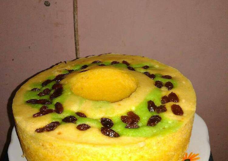 resep Cake tape kismis