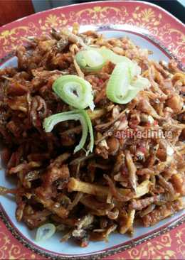 Teri Tempe Kentang Sambalado