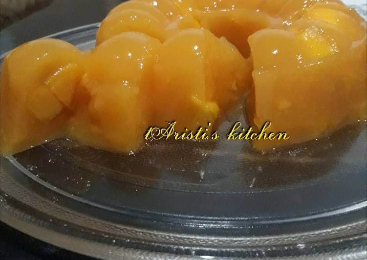 gambar untuk resep makanan Puding Mangga Simple Bingits