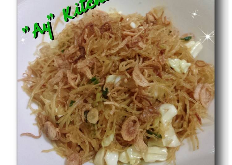 resep lengkap untuk Bihun Sederhana (Bihun jadoel jajanan SD) ????