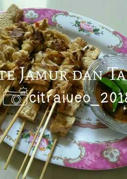 Sate Jamur dan Tahu