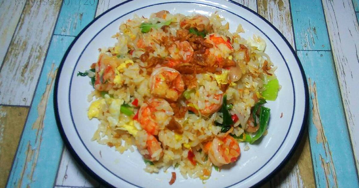 Resep Nasi  Goreng  Seafood  PR OlahanUdang oleh Pawonkoe 