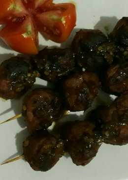 Sate bakso bakar oven puedas