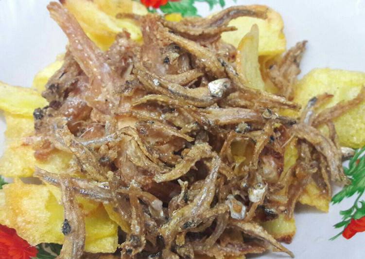 resep makanan Ikan kering goreng super renyah (ikan Teri/ikan asin, dkk) /Trik