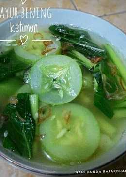 Sayur bening ketimun