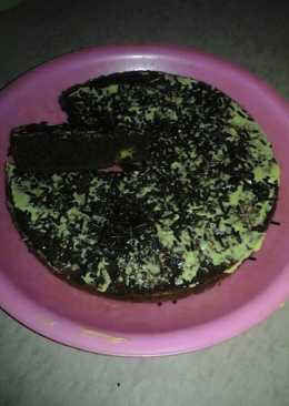 Brownis coktlat rasa pisang