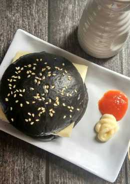 Black Burger Bun