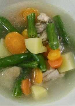 Sop ayam gurih originally non MSG