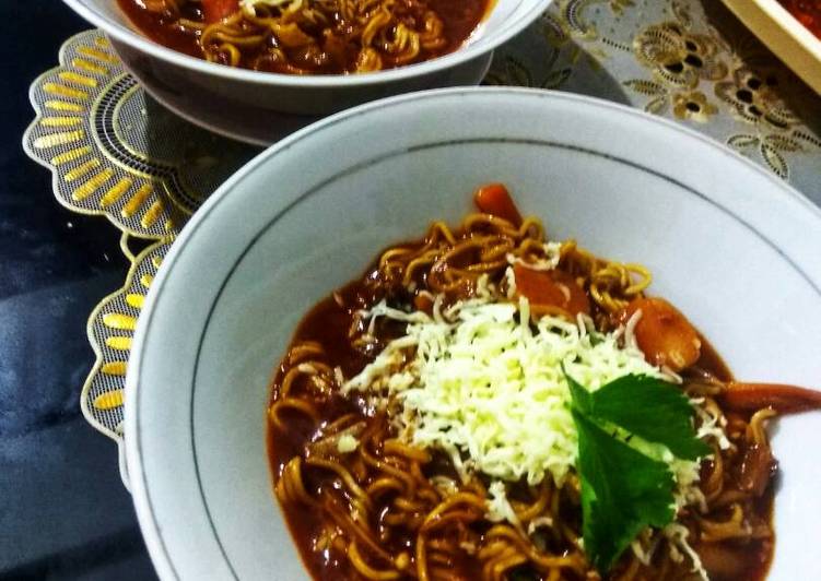 resep Mie ramyeon ala indomie