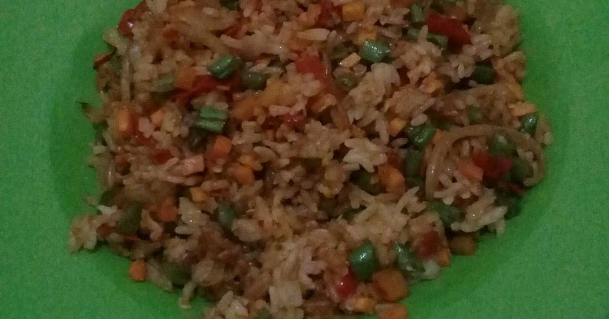 24 resep nasi goreng vegetarian enak dan sederhana - Cookpad