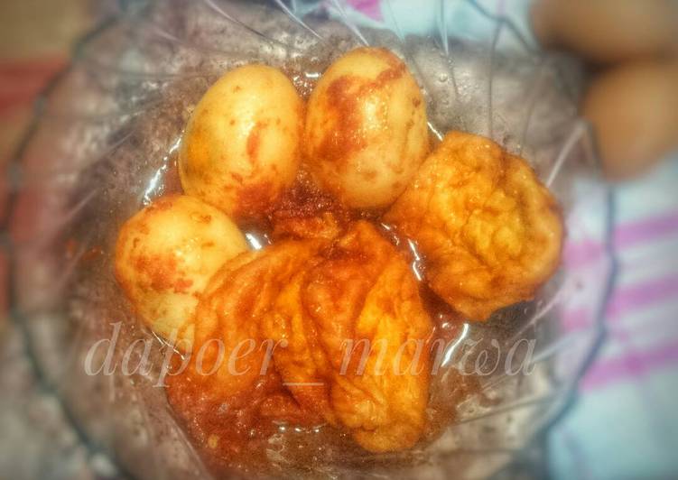 gambar untuk resep Telur tahu bumbu bali