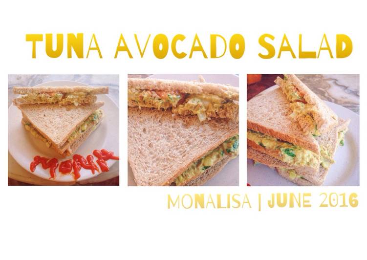 resep Creamy Tuna avocado salad