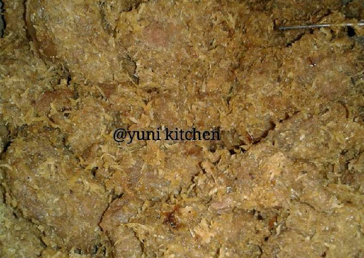 Resep Gepuk daging ala2 rumahan Oleh Yuni Shafaringga