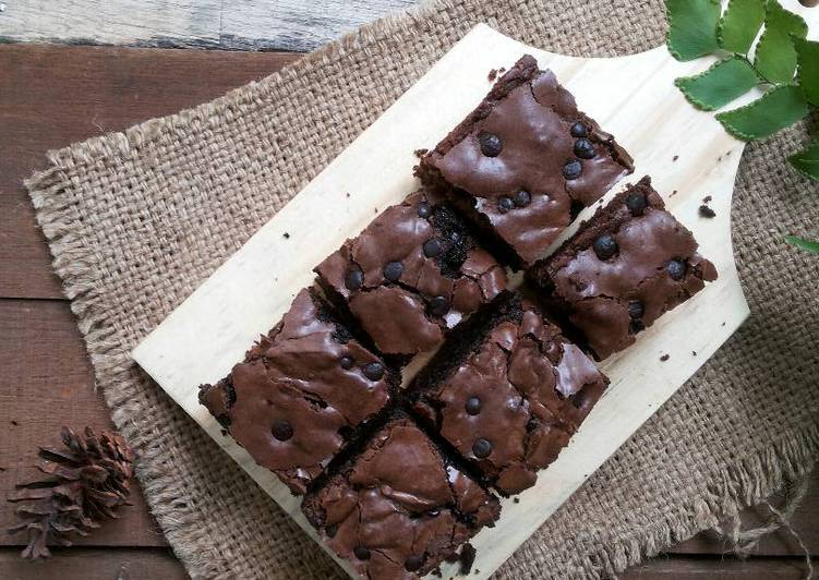 resep Fudge Brownies (#PR_olahan coklat)