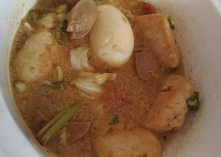 cara membuat Bakso Telur Tahu Tongseng