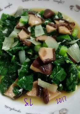 Kailan Cah Jamur Shiitake