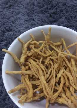 Jamur enoki goreng crispy ala tawan