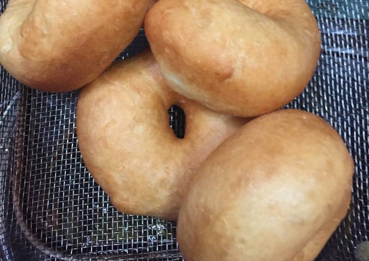 resep masakan DONAT SUPER MUDAH tanpa telur dan kentang